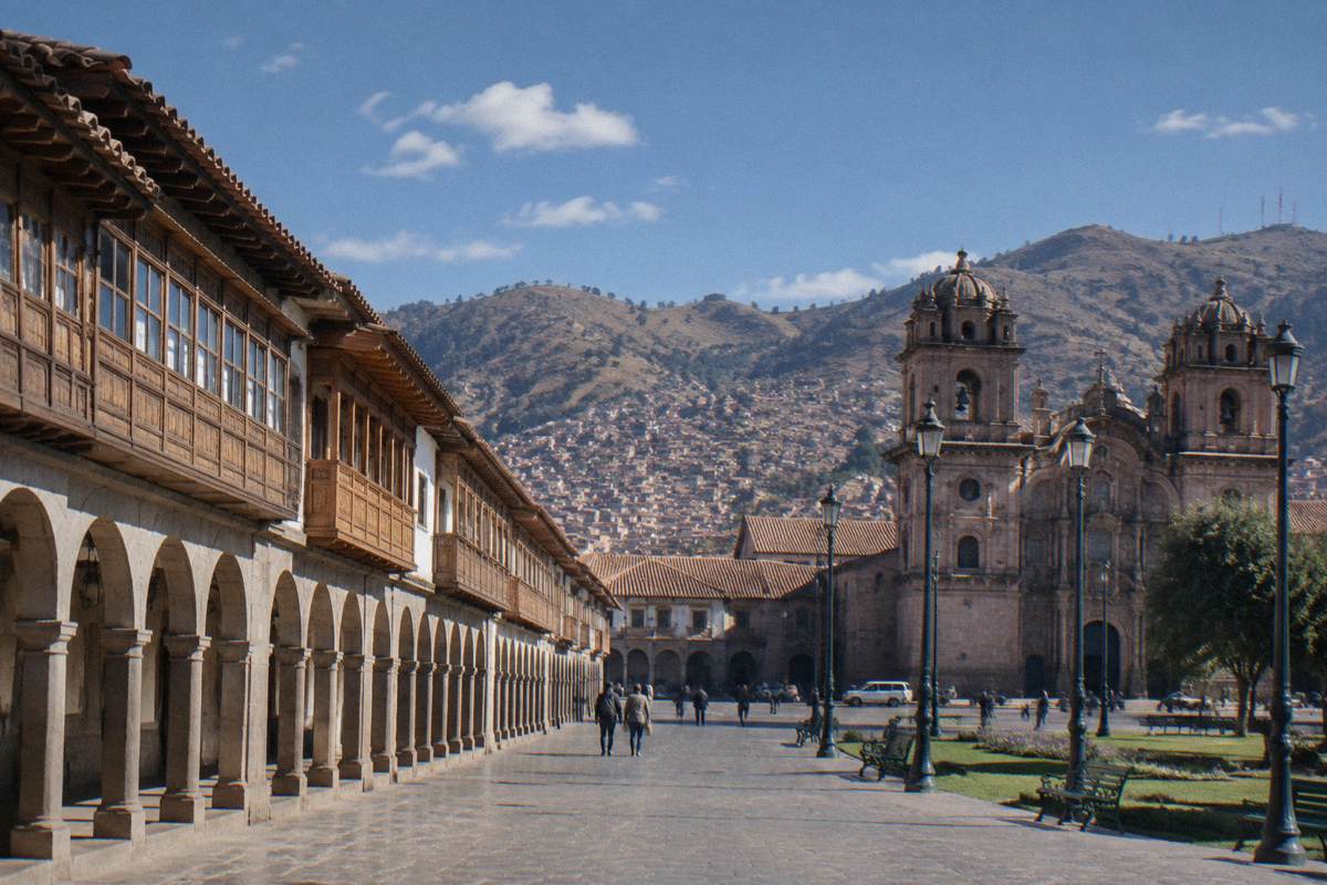 Cusco travel scene